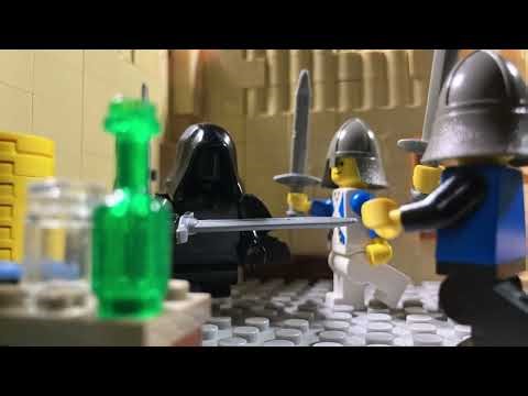 LEGO Stop Motion Sword Fight | Cinematic Dark Short Film