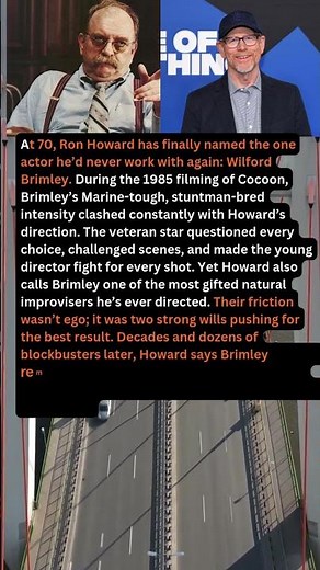 At 70, Ron Howard has finally named the one actor he’d never work with again