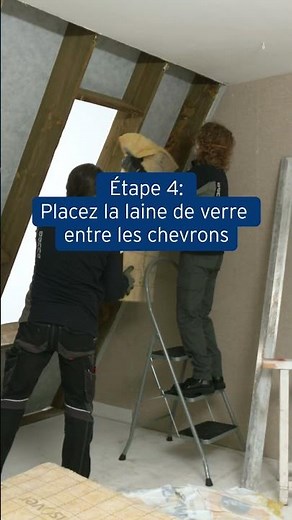 Isoler un toit en pente avec de la laine de verre : efficace et économe en énergie #diy #bricolage