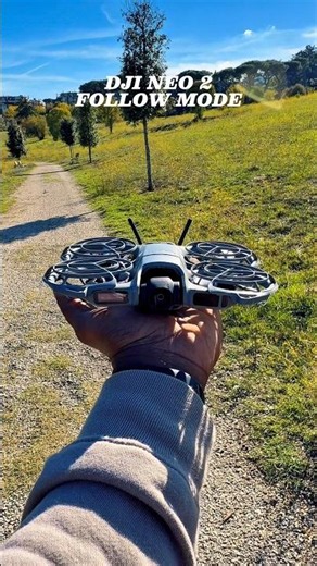 DJI Neo 2 Follow Mode | Hand Takeoff to Palm Landing 👋