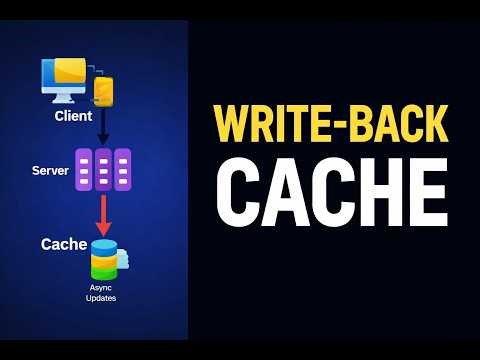 Write-Back Cache Explained in 3 Minutes | System Design for Beginnerswrite back