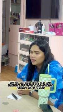 NOT JUST TECHNICAL SKILLS-REAL-TIME EXPERIENCE AND PROPER CLIENT-HANDLINGGUIDANCE WILL BE SHARED