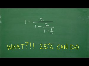 BEST WAY to simplify Complex Fraction within a Complex Fraction with Variables