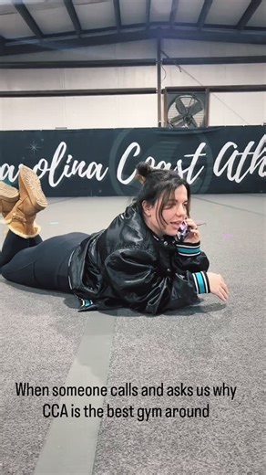 CCA: The gym where athletes grow, goals are crushed, and teams become family. 🩵✨🦈🤩 #CCA #carolinacoastathletics #ccafamily #allstarcheer #myrtlebeach | Carolina Coast Athletics