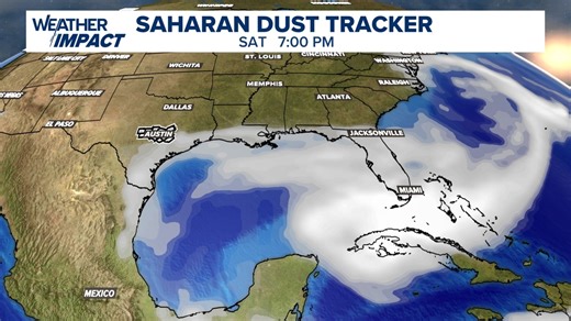 Saharan dust returns to Central Texas for the upcoming weekend