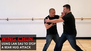 Can a small movement like the Lan Sau stop a bear hug attack from someone that's bigger and really trying to take you down. Let's discuss! Online training program at adamchankungfu.com | Adam Chan Qi Gong & Martial Arts