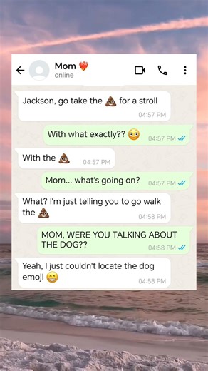 MOM’S EMOJI FAIL! 💩🐶 #shorts #funny #mom