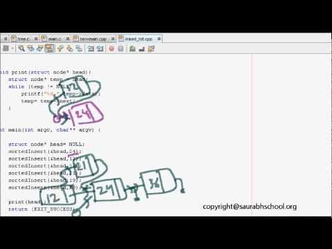 Programming Interviews: Linked List: Sorted Insert