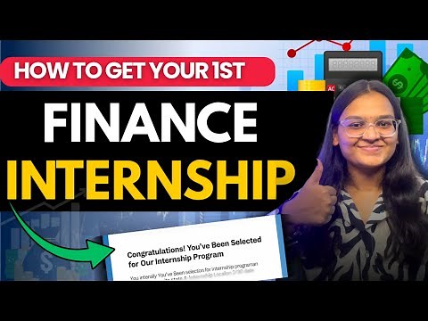 🔥Step-by-Step Guide to Get Your First Finance Internship - With No Experience #finance #internship