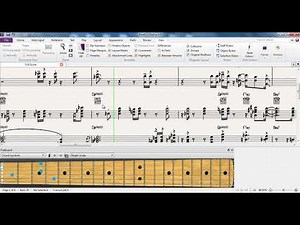 Sibelius 7.5 Tutorial Series Note Input Using the Fretboard Panel