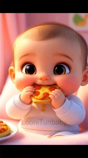 Pizza + Baby = Pure Cuteness #BabyEatingPizza