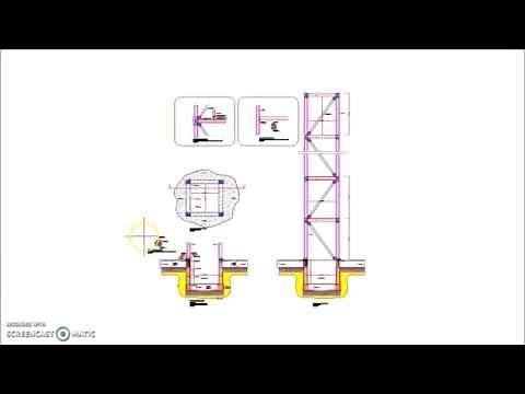 Steel Frame Elevator Shaft Details