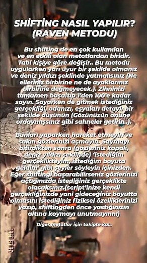 Shifting Nasıl Yapılır? (Raven Metodu)