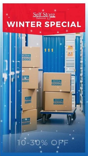 Winter Special - Self Store Debrecen ☃️❄️🔥 10-30% OFF 🔥