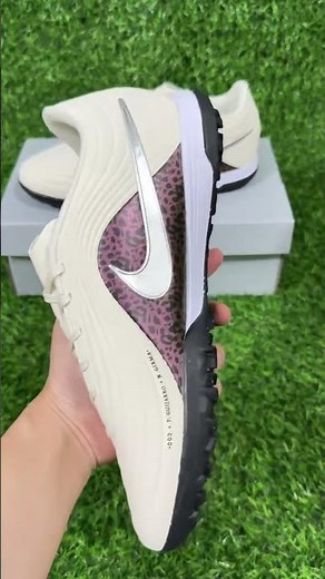 Nike Tiempo Legend 11 Elite TF Artificial Turf Soccer Shoes - Beige/Warm Beige/Leopard Purple