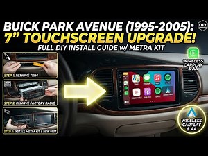 2001 Buick Park Avenue How to remove radio Install Apple carplay android auto Metra kit 1995-2005