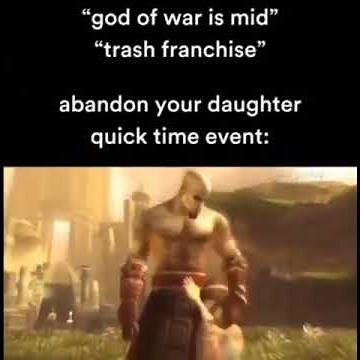 God of War abandon daughter quick time event