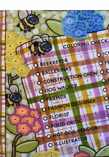 Creating a Bokeh Background for Coloring Pages