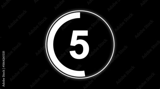 Circle countdown timer 10 seconds animation from 10 to 0 seconds, 10 Seconds countdown timer, Countdown timer, circle countdown animation for special deal Promotions.