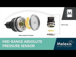 Fully integrated absolute pressure sensor for oil-filled modules
