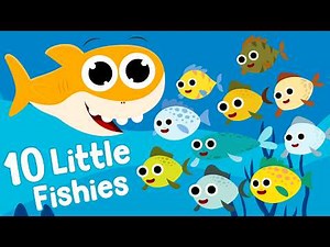 10 Little Fishes | Ten Little Fishes Swimming In The Sea | Nursery Rhyme & Kids Song | Song For Kids