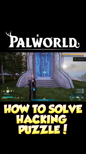 PALWORLD HOW TO SOLVE HACKING PUZZLE & LOCATION PT.1! #palworld #pocketpair #guide