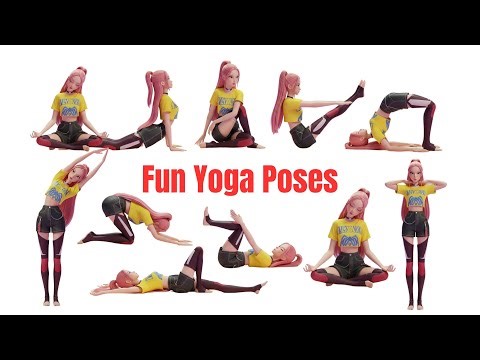 Fun Yoga Poses| Yoga Exercises Everyone Can Try