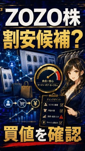ZOZO株の真実：営業利益率30%の裏側 #ZOZO #株 #投資