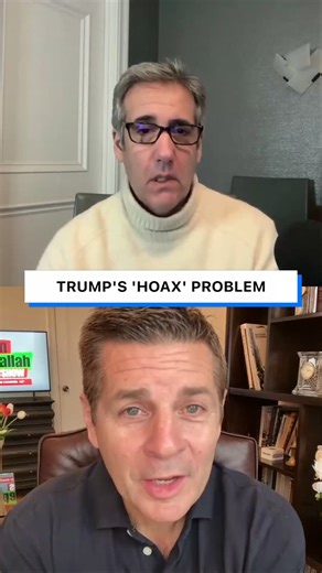Dean Obeidallah on Instagram: "Trump calling higher prices and the failing economy a "hoax" is not going to save him nor GOP in 2026. It’s a loser just as the GOP will be this November! Michael Cohen and I discuss."