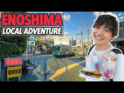 Enoshima Island Street Foods, Enoden Train Local Adventure, Hidden Ocean Spot Ep.519