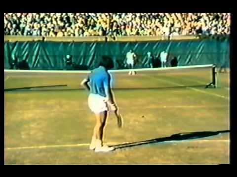 Ilie Nastase and Arthur Ashe