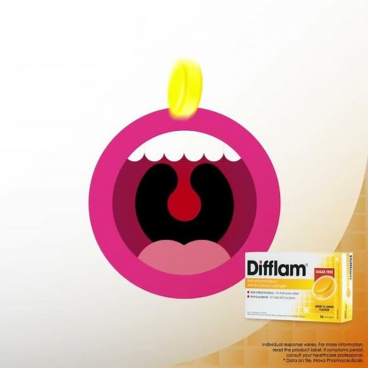 Difflam® Anti-Inflammatory & Anti-Bacterial Lozenges