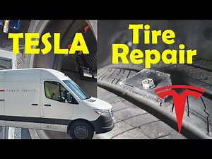 Tesla Tire Repair - Mobile Service Experience