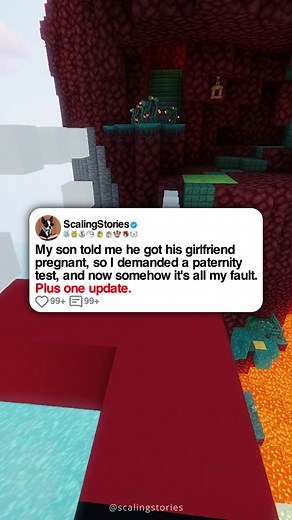 My son told me he got his girlfriend pregnant, so I demanded a paternity test, and now somehow it's all my fault. Plus one update. #scalingstories #storytime #minecraftparkour #reddit #redditstories #redditreadings