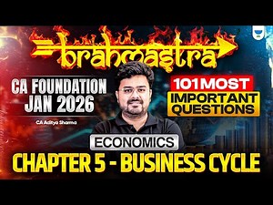 Business Cycle | Business Economics | CA Foundation Jan'26 | Aditya Sharma