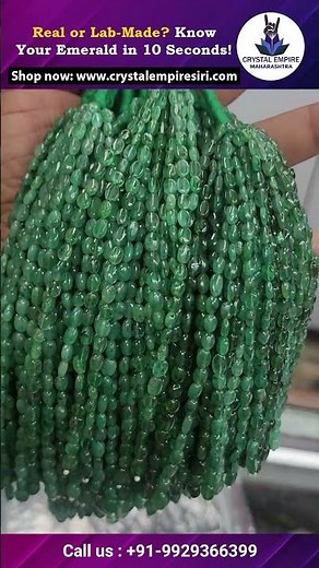 Real or Lab-Made? Know Your Emerald in 10 Seconds | Natural vs Synthetic Emerald Test