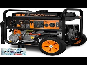 WEN 11 000 Watt 120V 240V Dual Fuel Portable Generator with Wheel Kit and Electric