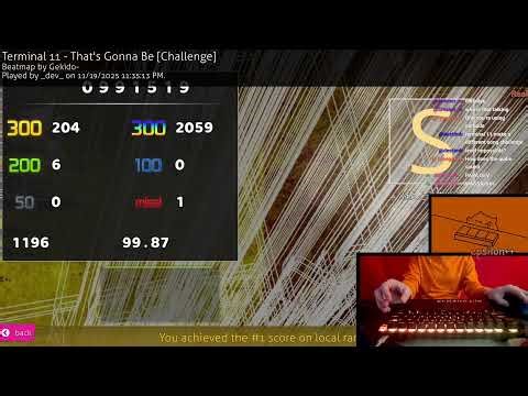 accuracy training !!!!!(osumania 4k)