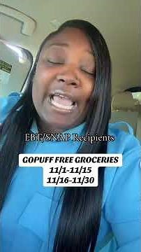 If Go puff Delivers in you area and you’re on EBT/SNAP! This applies to you #advice #ebtcard #Gopuff