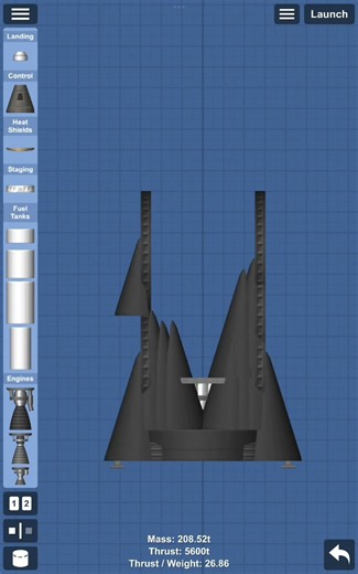 How to make Simple Rocket in sfs #spaceflightsimulator #marsspaceflightsimulator #spacesuccess