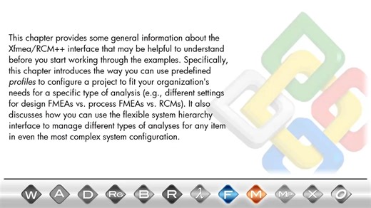 Xfmea⧸RCM++ 8 Quick Start Guide Chapter 2.0： Working in Xfmea⧸RCM++