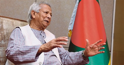 People's will, not mine – 85-year-old Yunus shares why he stepped into Bangladesh's political hot seat | New Straits Times