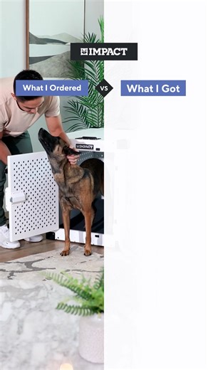 Don't settle for cheap temporary crates. Give your dog a comfortable and secure space that they deserve, one that lasts a lifetime. Literally. ✅ 100% lifetime guarantee ✅ Military-grade and Durable lightweight aluminum ✅ Helps with separation anxiety ✅ Free shipping ✅ Dog Damage Guarantee | Impact Dog Crates
