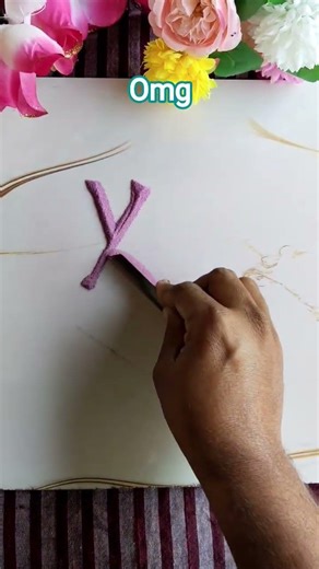 Title:X Letter Logo Design 💜🔥 | Stylish Alphabet Art | Satisfying Creative Shorts #shorts #art