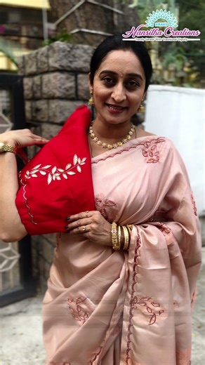 Elegant Pure Pattu Saree in Bronze with Red Blouse | Festive Special by Kiranmai Sarees #shorts