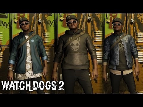 Watch Dogs 2 - All DedSec Outfits and Clothes (Including Original Outfit)