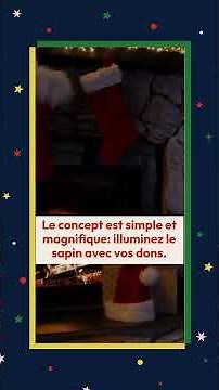 Le sapin du Télévie : illuminez l'espoir !