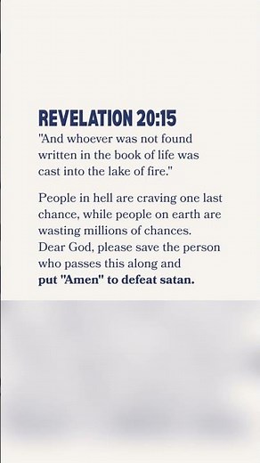 A Serious Warning About Eternity ⚠️✝️ | Revelation 20:15 — Is Your Name in the Book of Life?