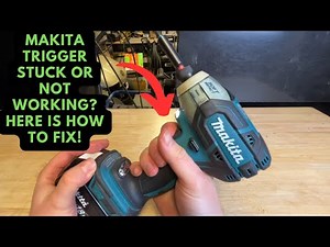 How to Fix A Makita Trigger Switch! | Stuck, Sticking or Not Working The EASY FIX!