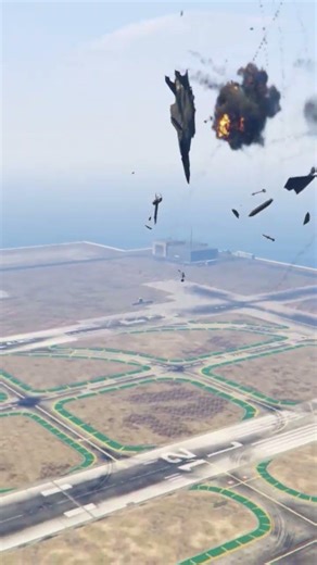 Russian Ground Base Defense System S-500 Launch Massive Missile At F-16 Gtav